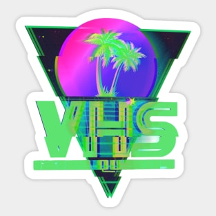 VHS "Extra Quality" #4 (GLITCHED) Sticker